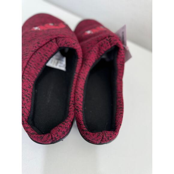 NWT FOCO Men's NCAA College Team Logo Poly Knit Cup Sole Slippers Arkansas 9 - Picture 8 of 11